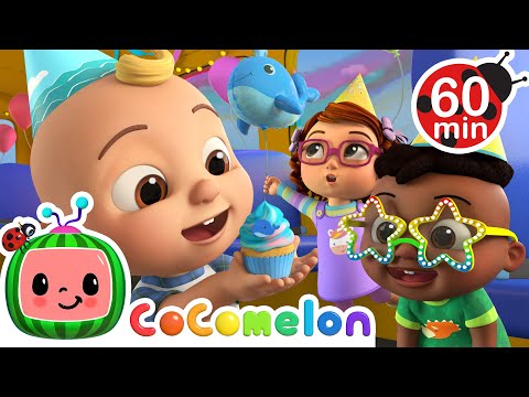 JJ's Birthday Party Songs 🎂 Wheels on the Birthday Bus + MORE CoComelon Nursery Rhymes & Songs