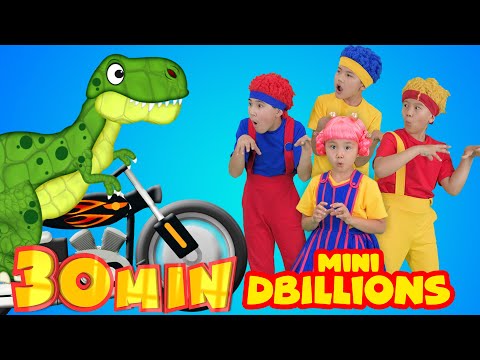 Dino Stomp, Jump & Dance with Mini DB | Mega Compilation | D Billions Kids Songs