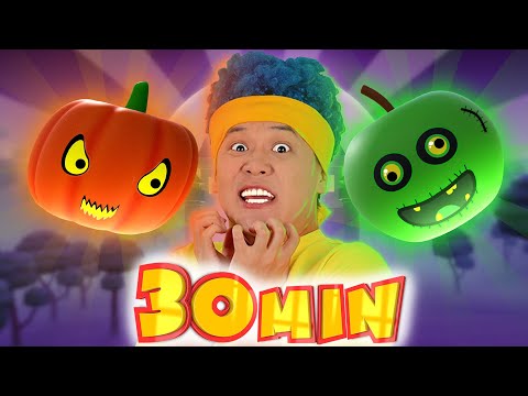 Scary Fruits & Vegetables! Happy Halloween | Mega Compilation | D Billions Kids Songs