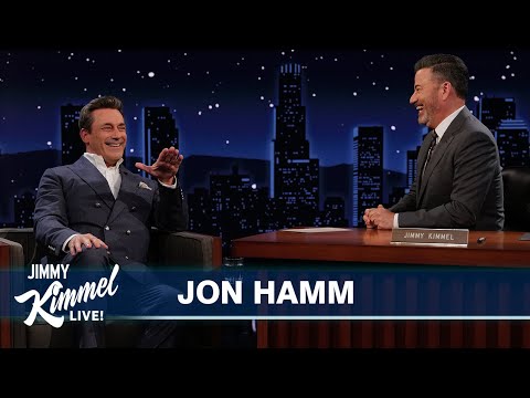 Jon Hamm on Losing at the Emmys, High School Production of Godspell & He Helps a Young Man Find Love