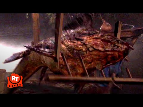 Frankenfish (2004) - Damn! Frankenfish Chomps A Lady In HALF Scene | Movieclips