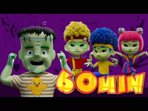 Monster Puzzle! Cha-Cha, Chicky, Lya-Lya & Boom-Boom Dance Mega Compilation | D Billions Kids Songs