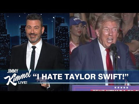 ⁣Trump's Taylor Swift Tantrum, UNFAIR Emmys RIGGED Against Jimmy & Guillermo Drinks with Emmy Winners