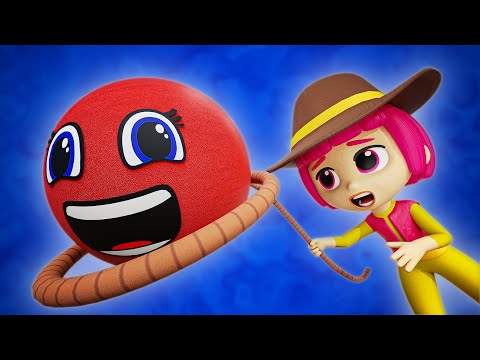 Chasing the Little Bouncy Ball | D Billions Kids Songs