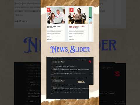 News Slider #coding #webdesign #learnwebdev #htmlcss