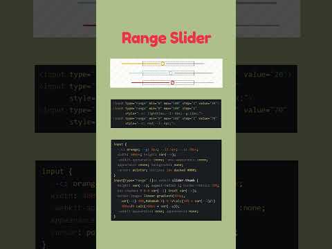 Responsive Range Slider #RangeSlider #HTMLCSSJavaScript