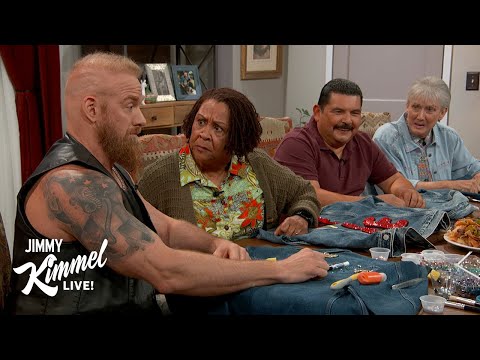 ⁣Guillermo Decorates Jean Jackets with His Friends - Sponsored by UFC