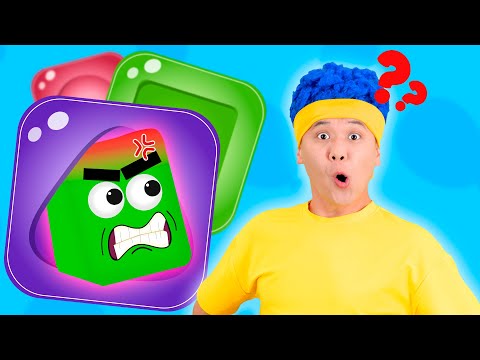 Let's Make Angry Shapes Happy | D Billions Kids Songs