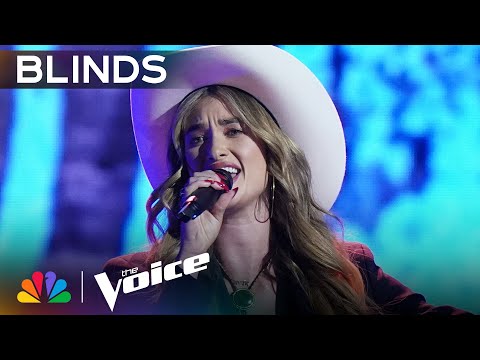 Georgia Starnes Blows the Coaches Away and Earns a Four-Chair Turn | The Voice Blind Auditions | NBC