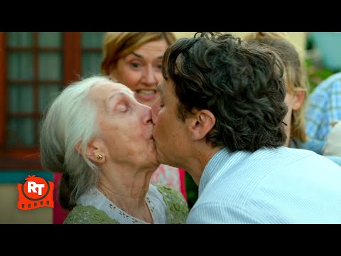 French Girl (2024) - Zach Braff Smooches an Old Lady Scene | Movieclips