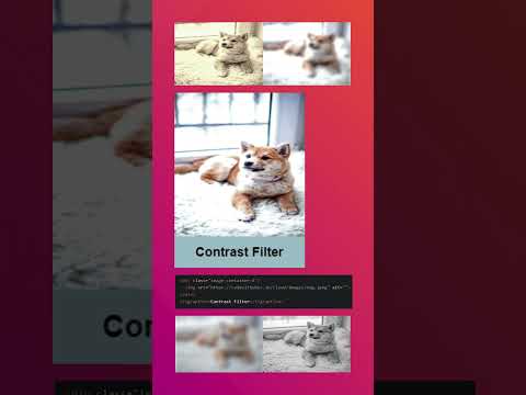 Filters in CSS #coding #webdesign #html #css