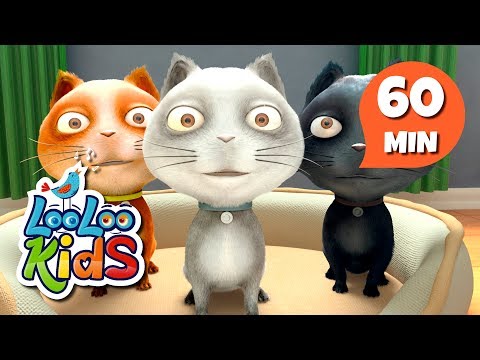 Three Little Kittens - Awesome Educational Songs for Children | LooLoo Kids