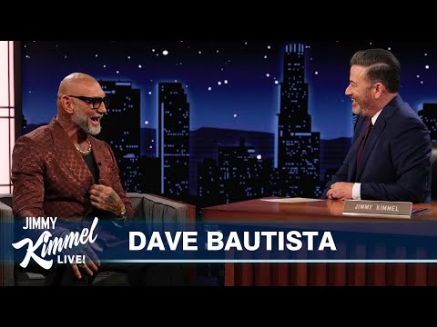 ⁣Dave Bautista on Shedding Weight, Wearing Pearls, People Trying to Fight Him & Having Long Hair