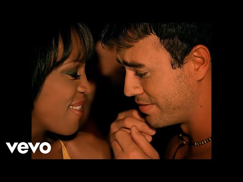 ⁣Whitney Houston with Enrique Iglesias - Could I Have This Kiss Forever (Official HD Video)