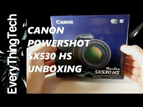 Canon Powershot SX530 HS Unboxing!