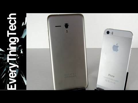 Alcatel One Touch Fierce XL VS iPhone 5S!