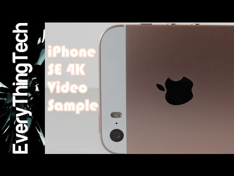 iPhone SE - 4K Video test