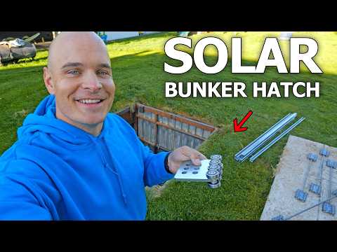 Bulletproof Solar Panel Bunker Door Build - (unlimited energy!)