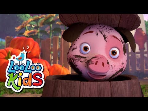 Wake Up, Pinky Pig! - THE BEST Songs for Children | LooLoo Kids