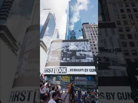 Right now in Times Square NYC. See Perhaps takin’ over the city! @tsxentertainment #gunsnroses