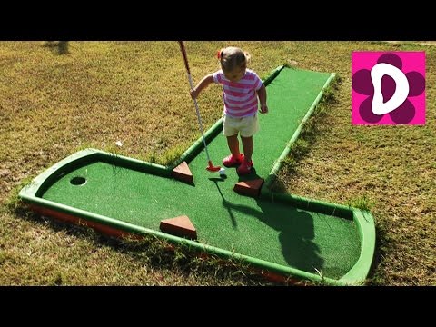 ✿ Турция День #4 Играем в Мини-Гольф ГолдСити от Диана Шоу Play Mini-Golf GoldCity Diana Show