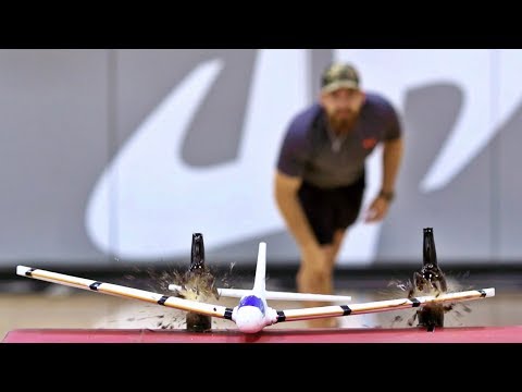 Airplane Trick Shots | Dude Perfect