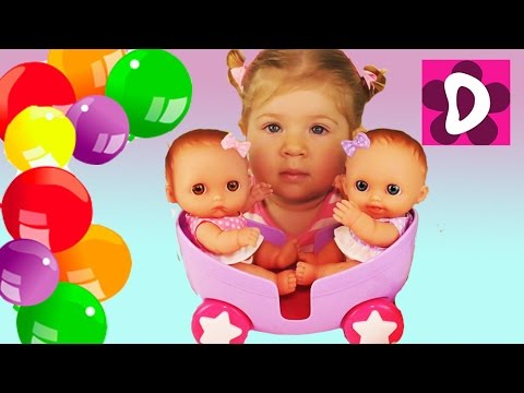 Распаковываем новую игрушку - Кукла в Коляске Twin Baby Dolls Lil' Cutesies CARRIAGE unboxing