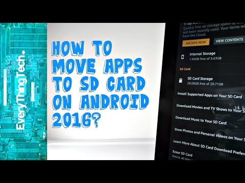 ⁣How to put apps on the micro sd card on Android (2016)?