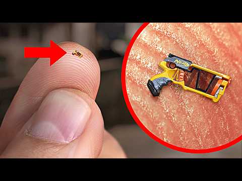 ⁣World’s Smallest Nerf Gun Shoots an Ant