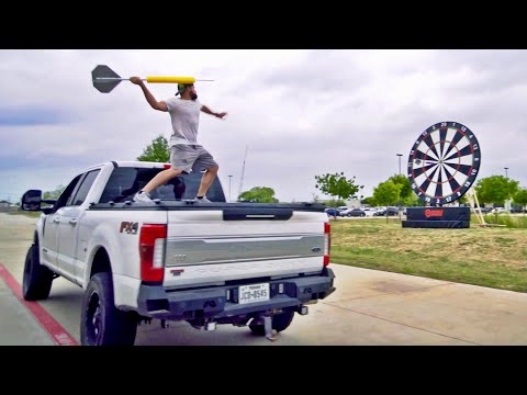 Giant Darts Battle | Dude Perfect