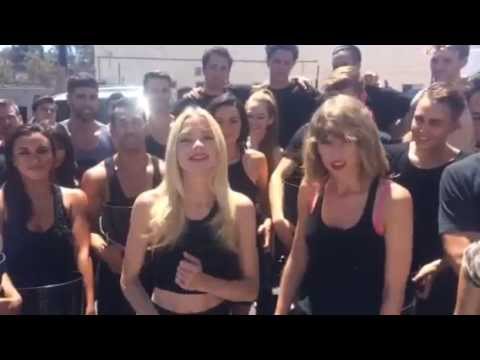 Taylor Swift Ice Bucket Challenge with Jamie King