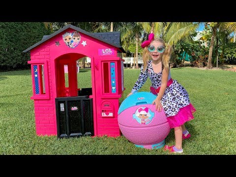 Nastya and LOL house for children with surprises