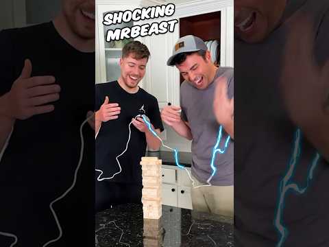 MrBeast vs Electric Shock Jenga