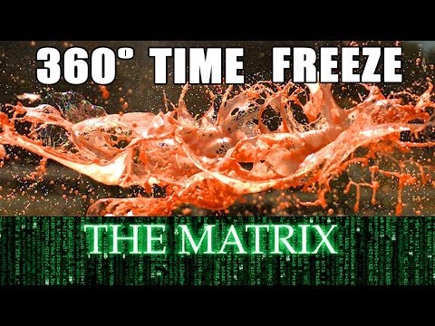 ⁣Freezing time w/ ONLY ONE camera, 360 degrees, 7200 fps