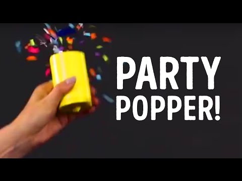 Party must-have; How to make your own party popper! l 5-MINUTE CRAFTS