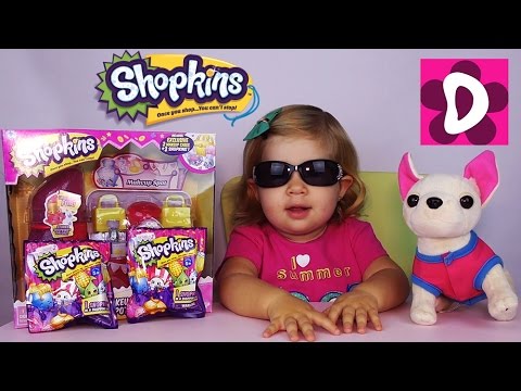 Распаковка игрушек ШОПКИНС Магазин Косметики 3 Сезон Распаковка Shopkins