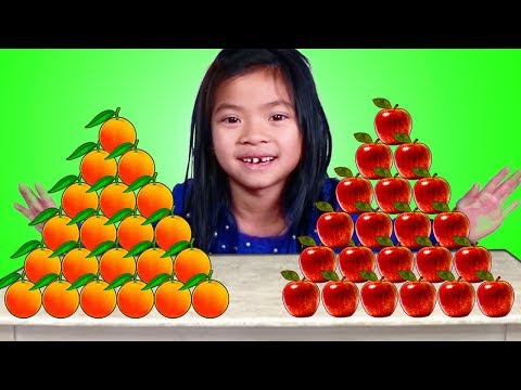 Emma Apples vs Oranges Pretend Play