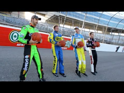 NASCAR Trick Shot Battle | Dude Perfect