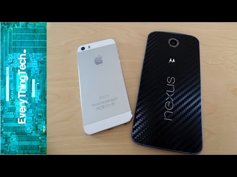 iPhone 5S vs Nexus 6