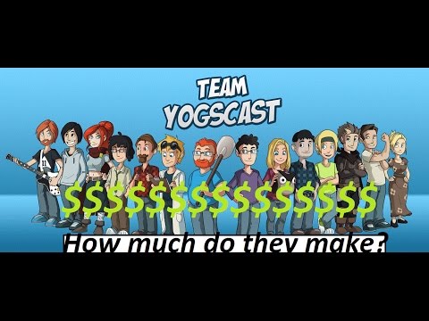 How Much Money Does Yogscast Make????? 2016