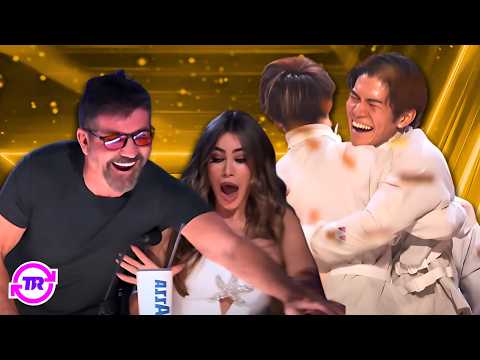 Simon Cowell STEALS Howie Mandel's GOLDEN BUZZER Live on AGT 2024 Quarterfinals!