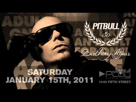 Pitbull Birthday Affair - Saturday January 15, 2011 at PLAY Nightclub on South Beach