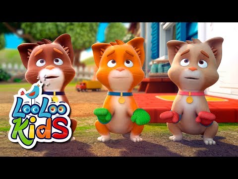 🐱 Three Little Kittens 🐱 THE BEST Educational Songs for Children | LooLoo Kids