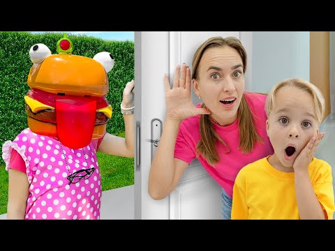 Who's at the door and other useful stories for kids with Chris and Mom