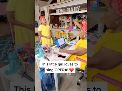 Little OPERA Singer SHOCKS Vocal Coach With BIG Voice!! #opera #vocalcoach #singer