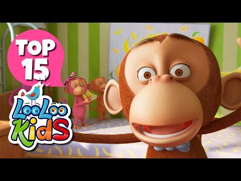 Five Little Monkeys - TOP 15 Songs for Kids on YouTube