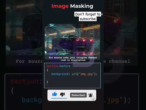 Image masking #shortvideo #coding #htmlcss #shortsfeed #shorts #ytshorts #webdesign