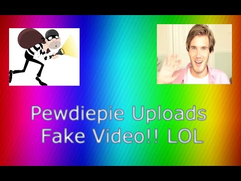 ⁣PewDiePie Uploads A Fake Video! LOL