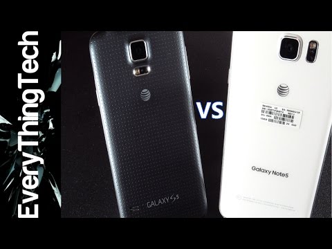 Galaxy S5 vs Galaxy Note 5