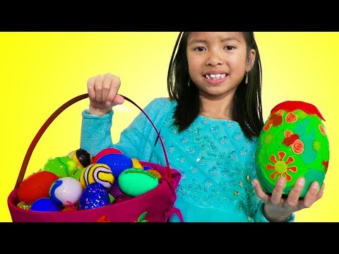 Wendy Easter Surprise Egg Hunt with Toys Challenges